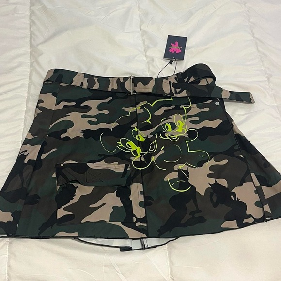 NWT Neo Grunge Camo Mini skirt by Heaven Marc Jacobs